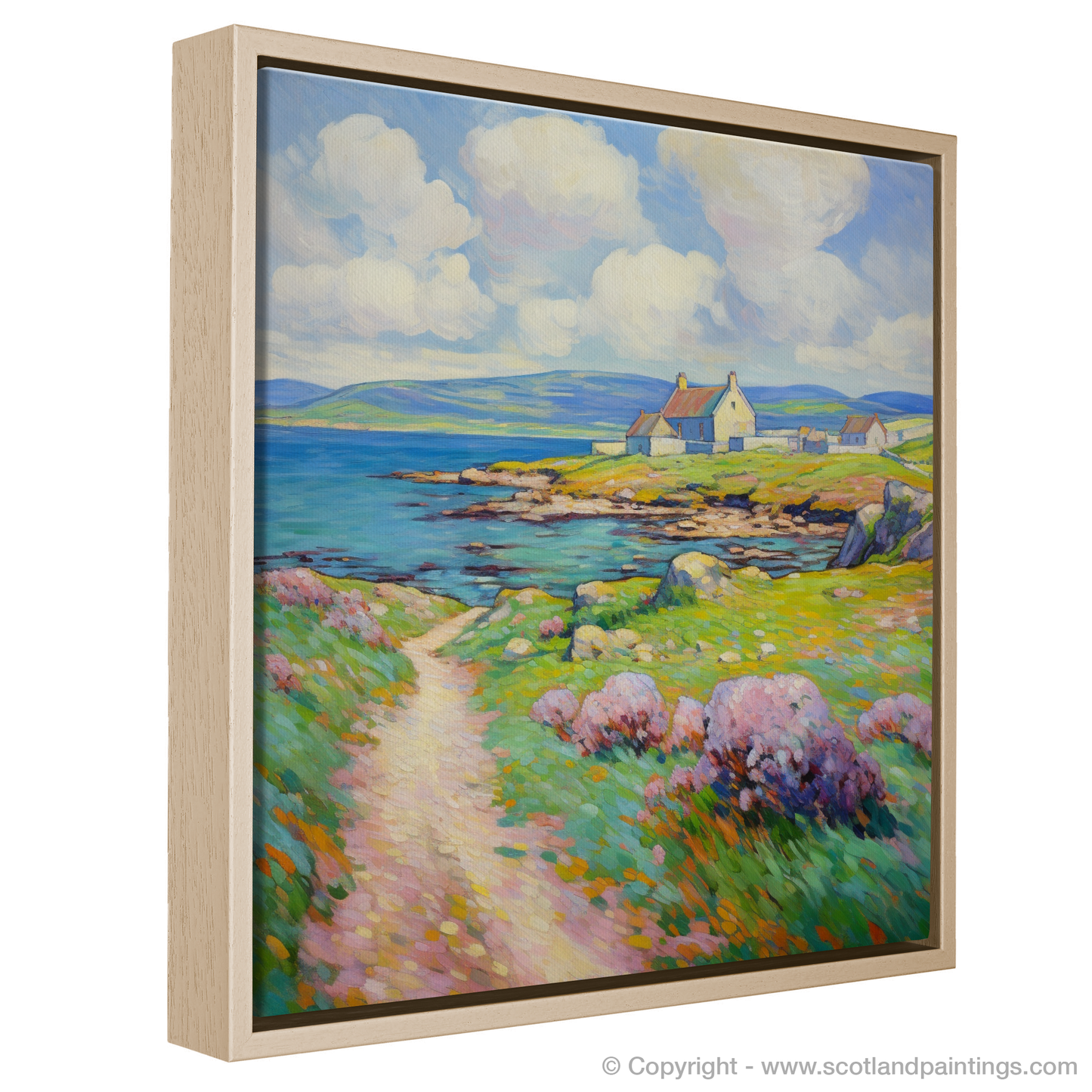 Painting and Art Print of Isle of Islay, Inner Hebrides in summer entitled "Summer Serenade of Isle of Islay".