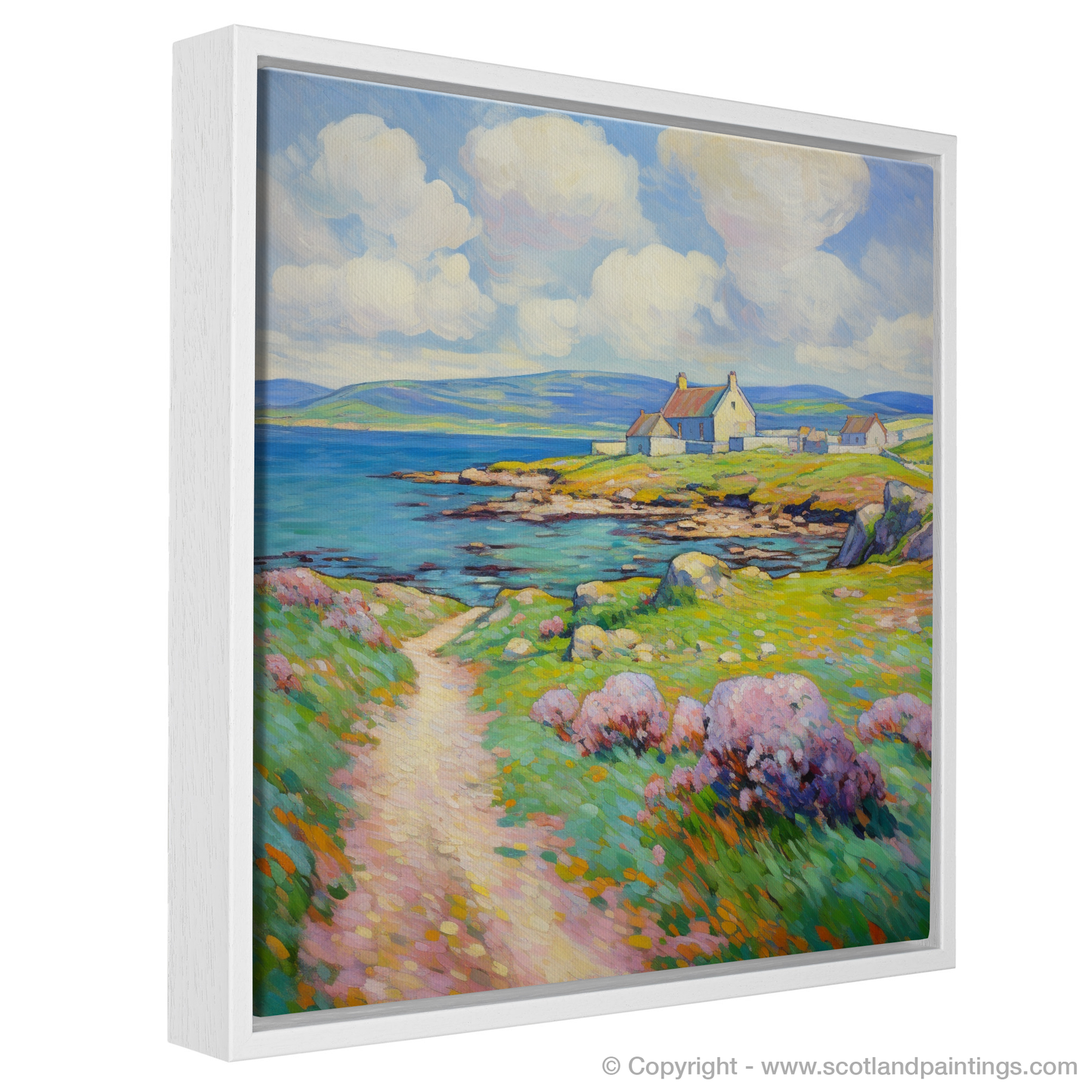 Painting and Art Print of Isle of Islay, Inner Hebrides in summer entitled "Summer Serenade of Isle of Islay".