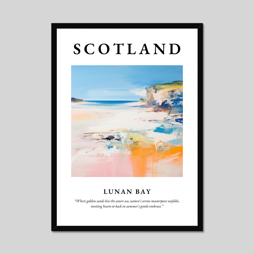 Poster of Lunan Bay, Scotland.