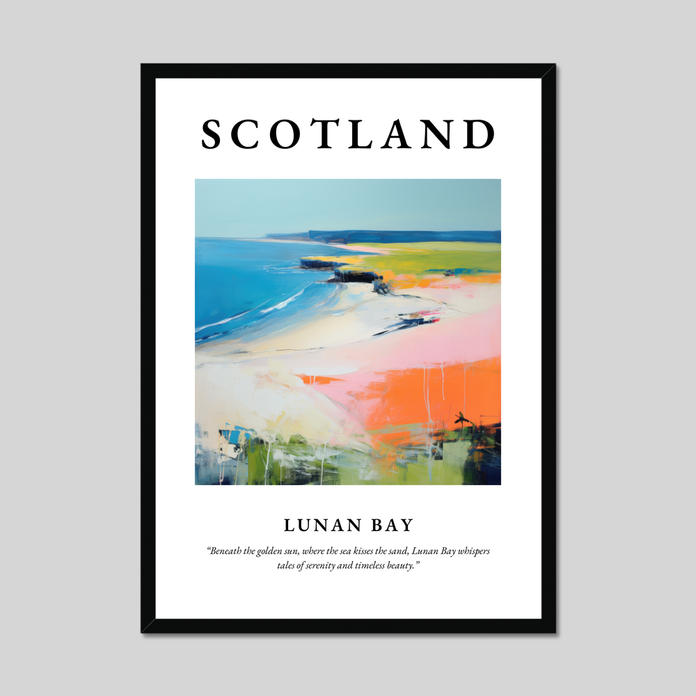 Poster of Lunan Bay, Scotland.