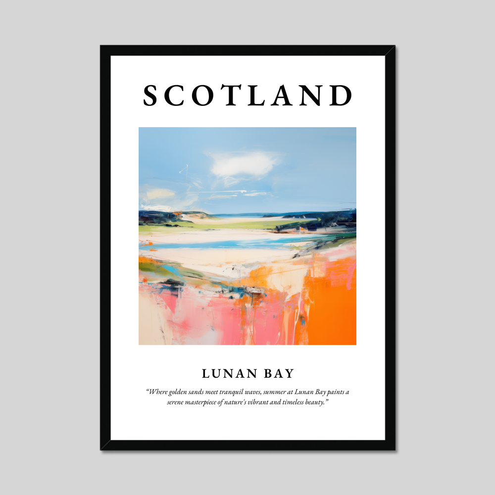 Poster of Lunan Bay, Scotland.