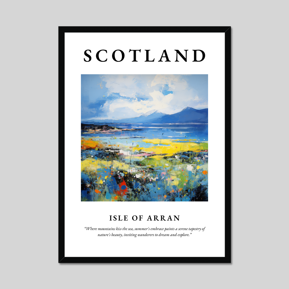 Poster of Isle of Arran, Scotland.