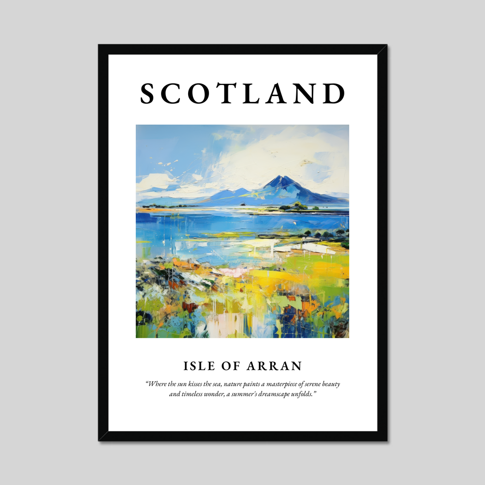 Poster of Isle of Arran, Scotland.