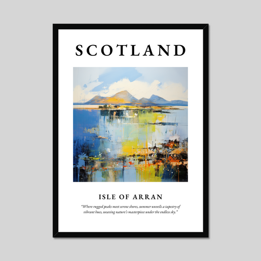 Poster of Isle of Arran, Scotland.