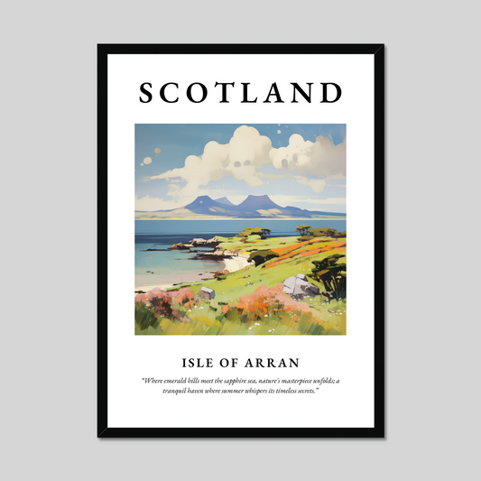 Poster of Isle of Arran, Scotland.