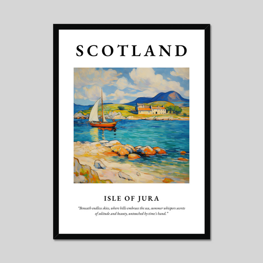 Poster of Isle of Jura, Scotland.