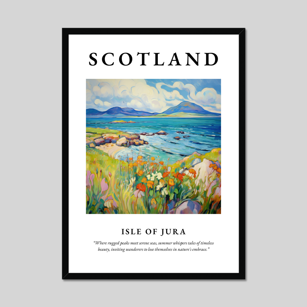 Poster of Isle of Jura, Scotland.