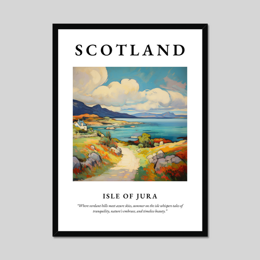 Poster of Isle of Jura, Scotland.