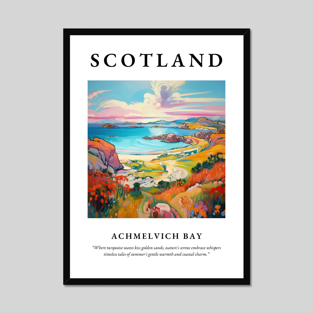 Poster of Achmelvich Bay, Scotland.