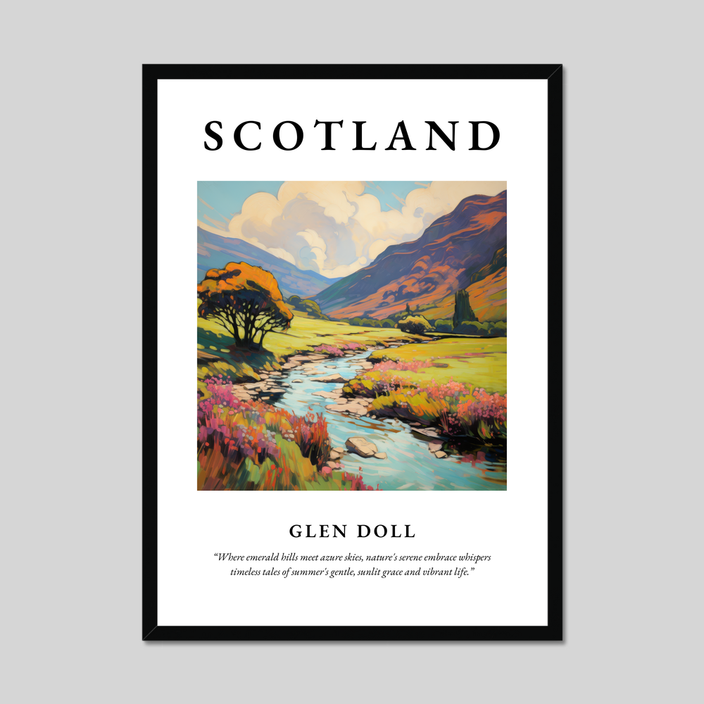 Poster of Glen Doll, Scotland.