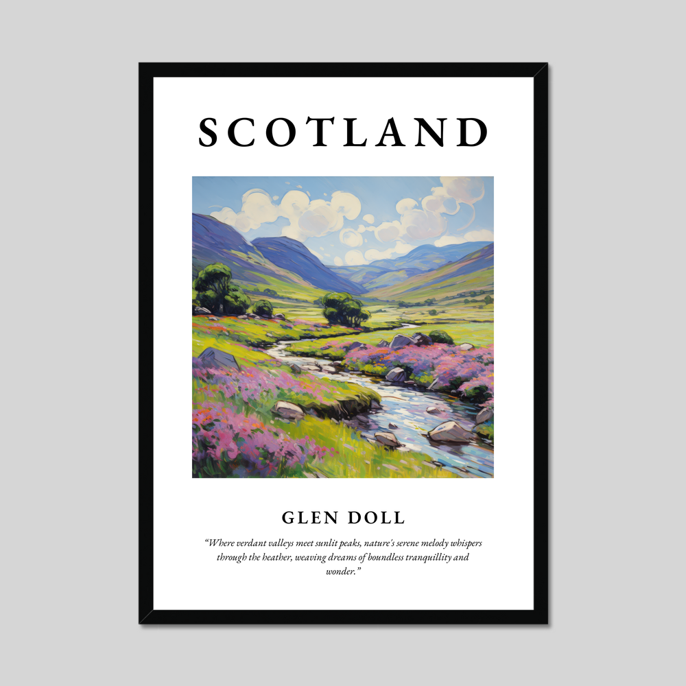 Poster of Glen Doll, Scotland.