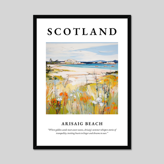 Poster of Arisaig Beach, Scotland.