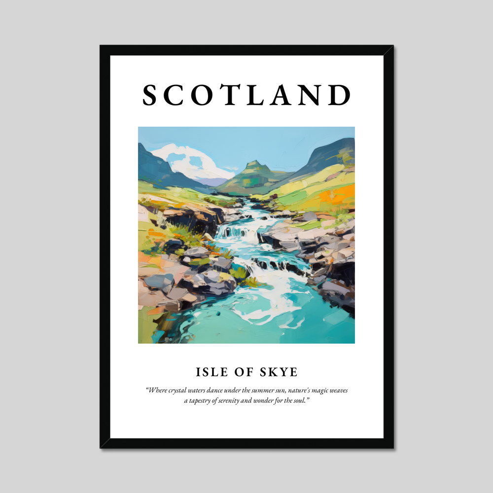 Poster of Isle of Skye, Scotland.