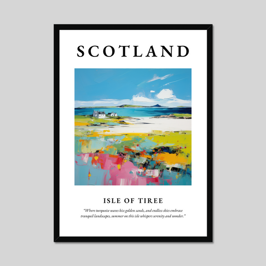 Poster of Isle of Tiree, Scotland.