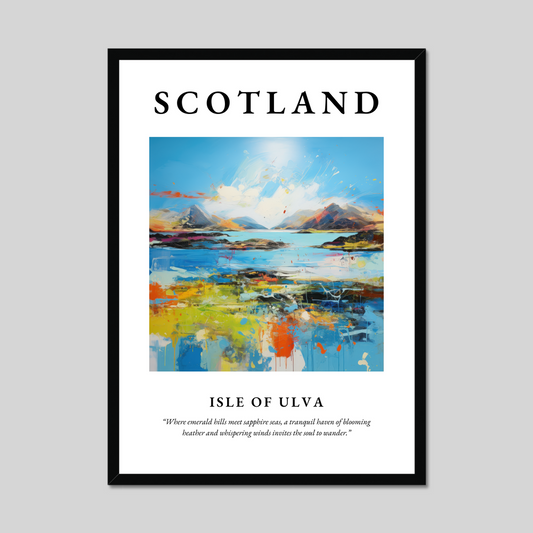 Poster of Isle of Ulva, Scotland.