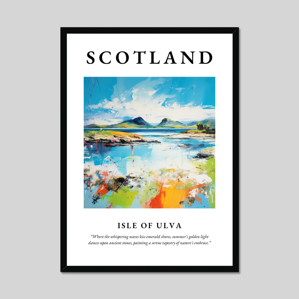 Poster of Isle of Ulva, Scotland.