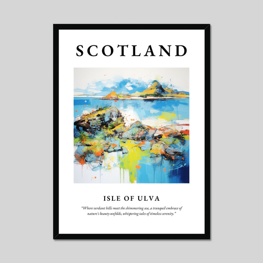 Poster of Isle of Ulva, Scotland.