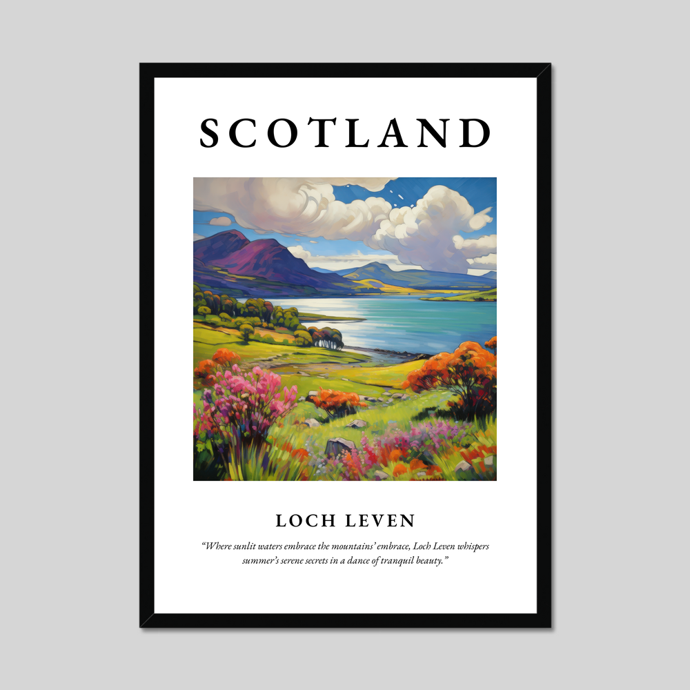 Poster of Loch Leven, Scotland.