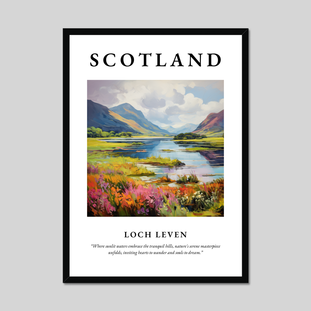 Poster of Loch Leven, Scotland.