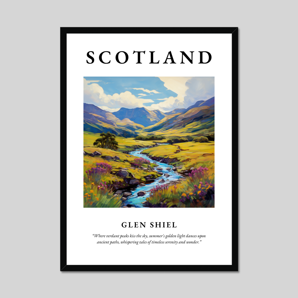 Poster of Glen Shiel, Scotland.