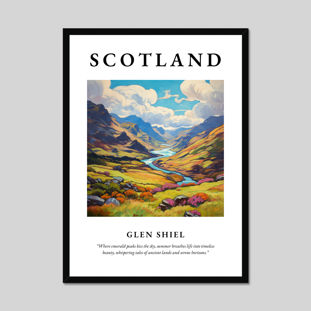 Poster of Glen Shiel, Scotland.