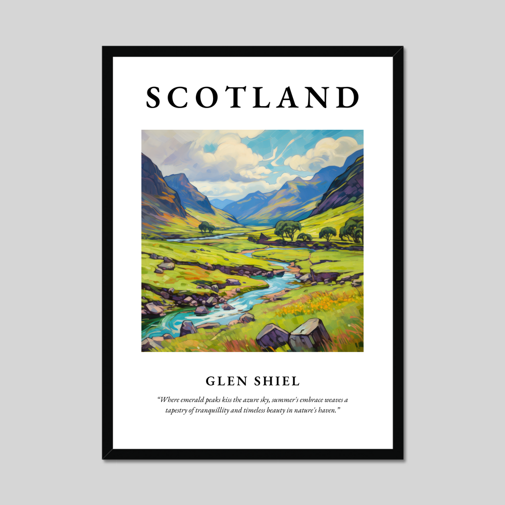 Poster of Glen Shiel, Scotland.