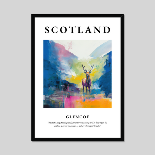 Poster of Glencoe, Scotland.