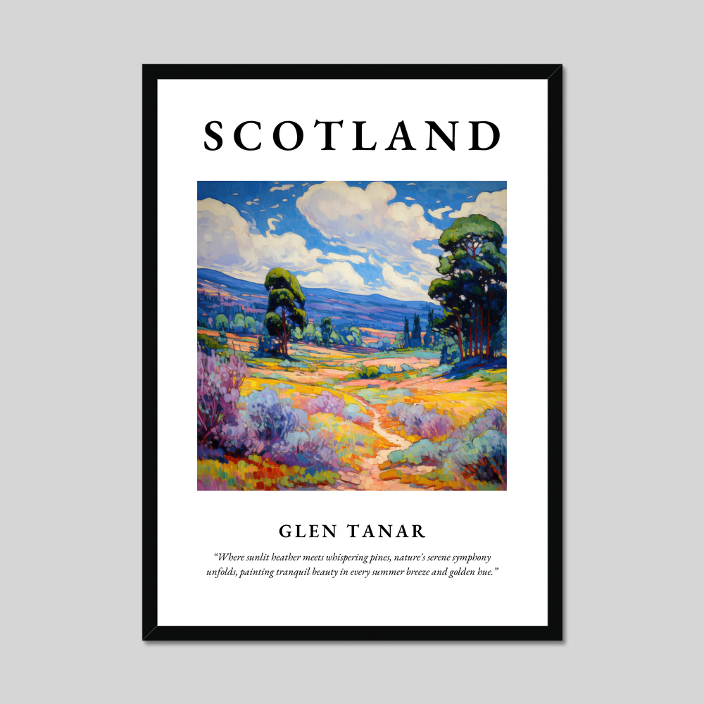 Poster of Glen Tanar, Scotland.