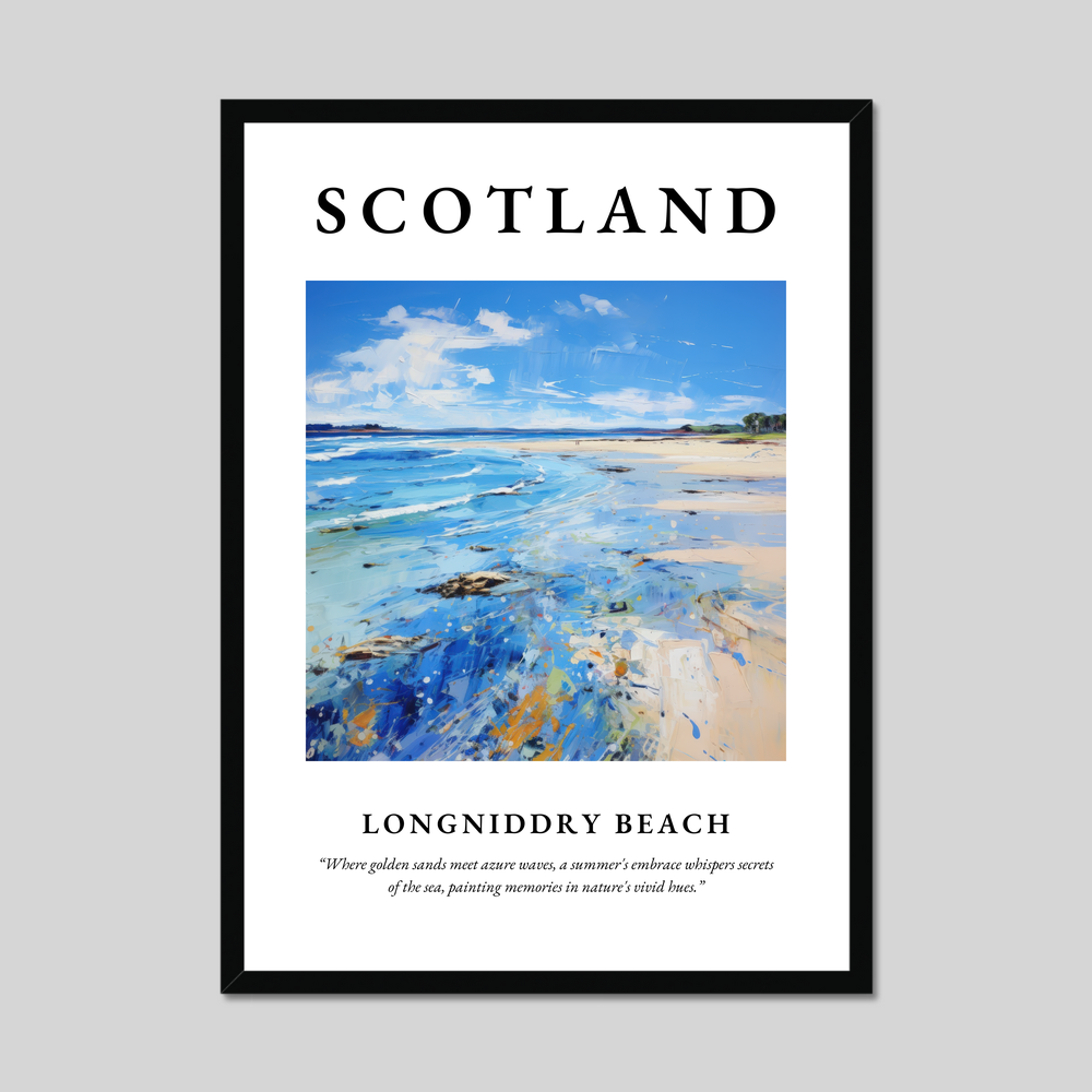 Poster of Longniddry Beach, Scotland.