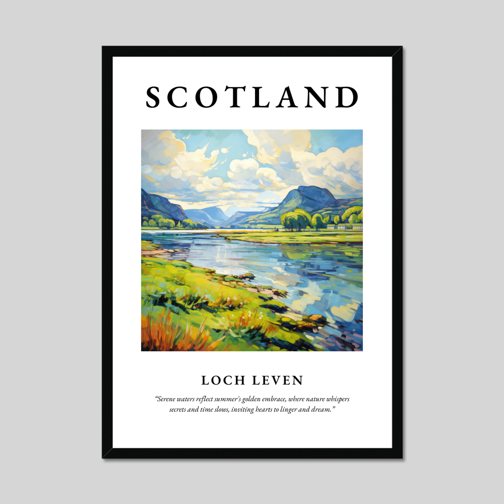 Poster of Loch Leven, Scotland.