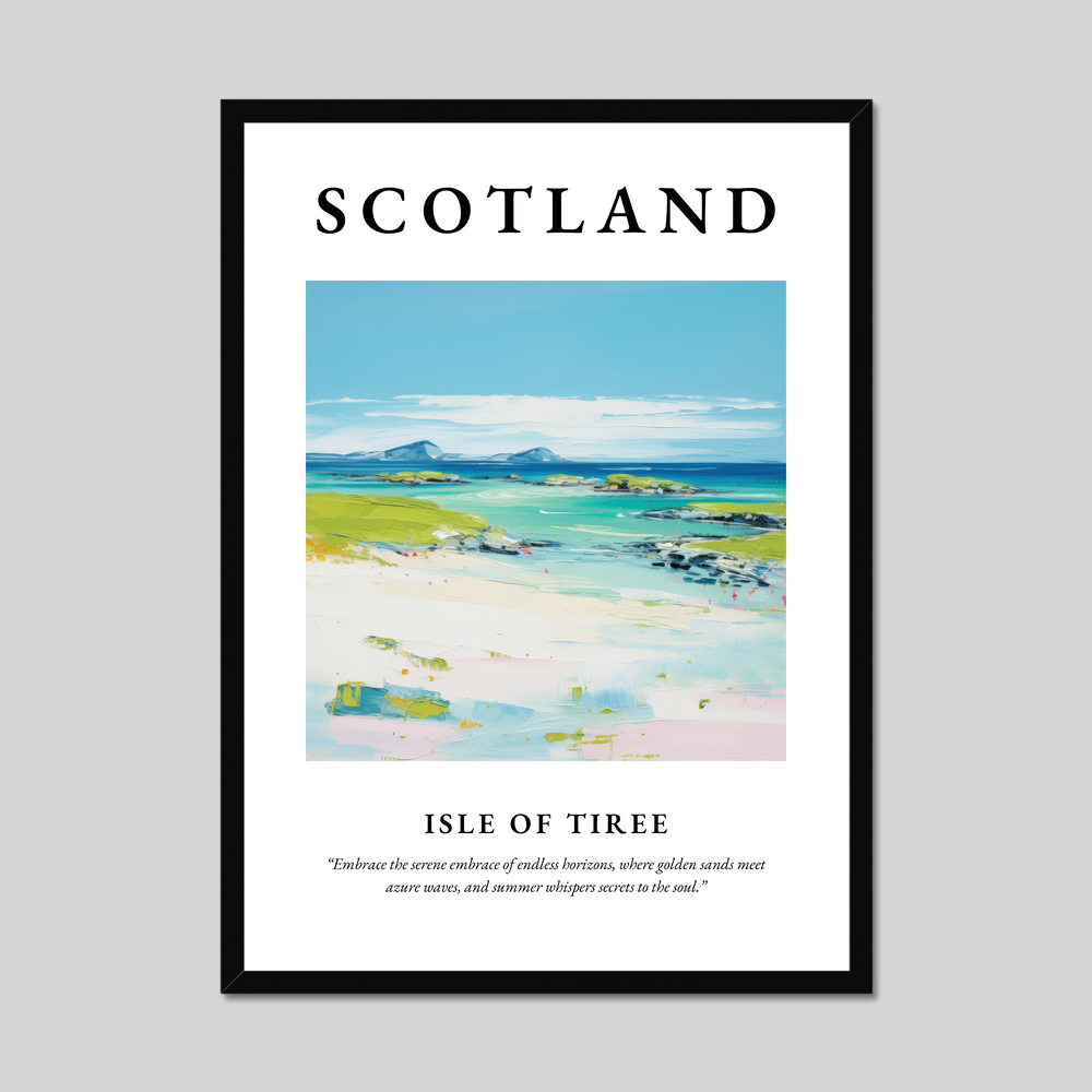 Poster of Isle of Tiree, Scotland.