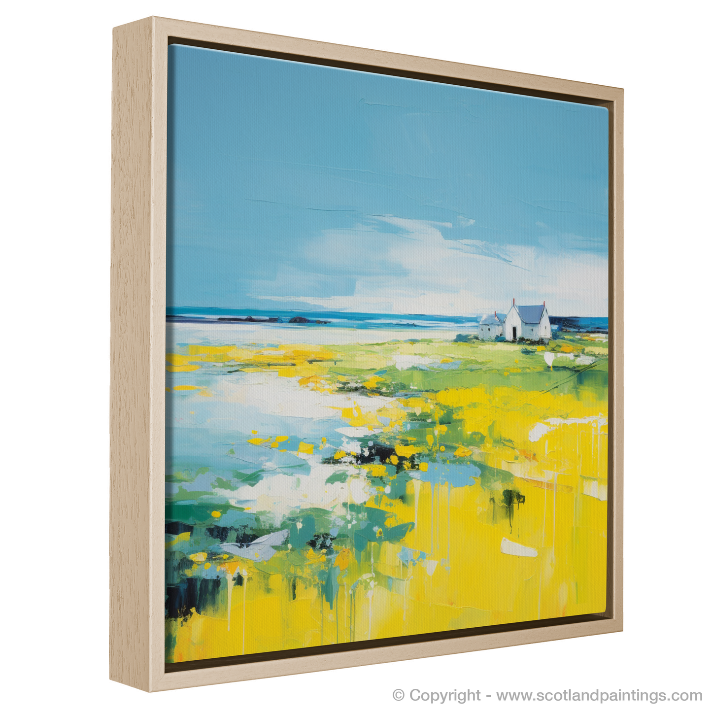 Painting and Art Print of Isle of Tiree, Inner Hebrides in summer entitled "Summer Splendour of Isle of Tiree".