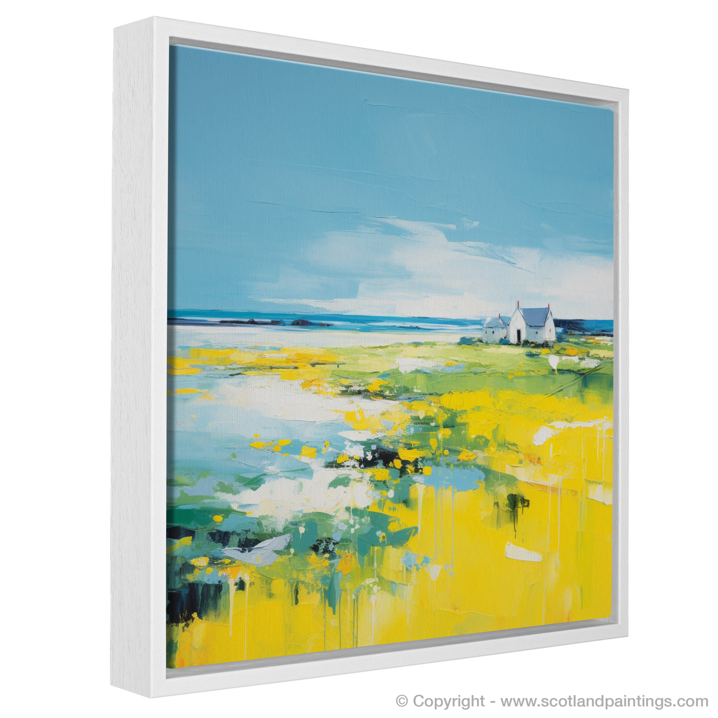 Painting and Art Print of Isle of Tiree, Inner Hebrides in summer entitled "Summer Splendour of Isle of Tiree".