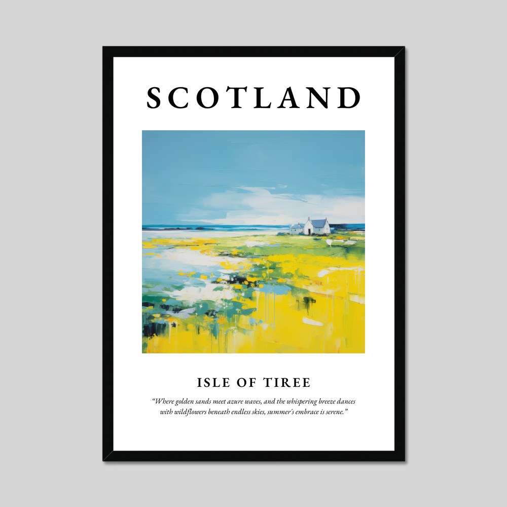 Poster of Isle of Tiree, Scotland.