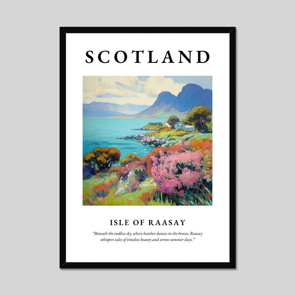 Poster of Isle of Raasay, Scotland.