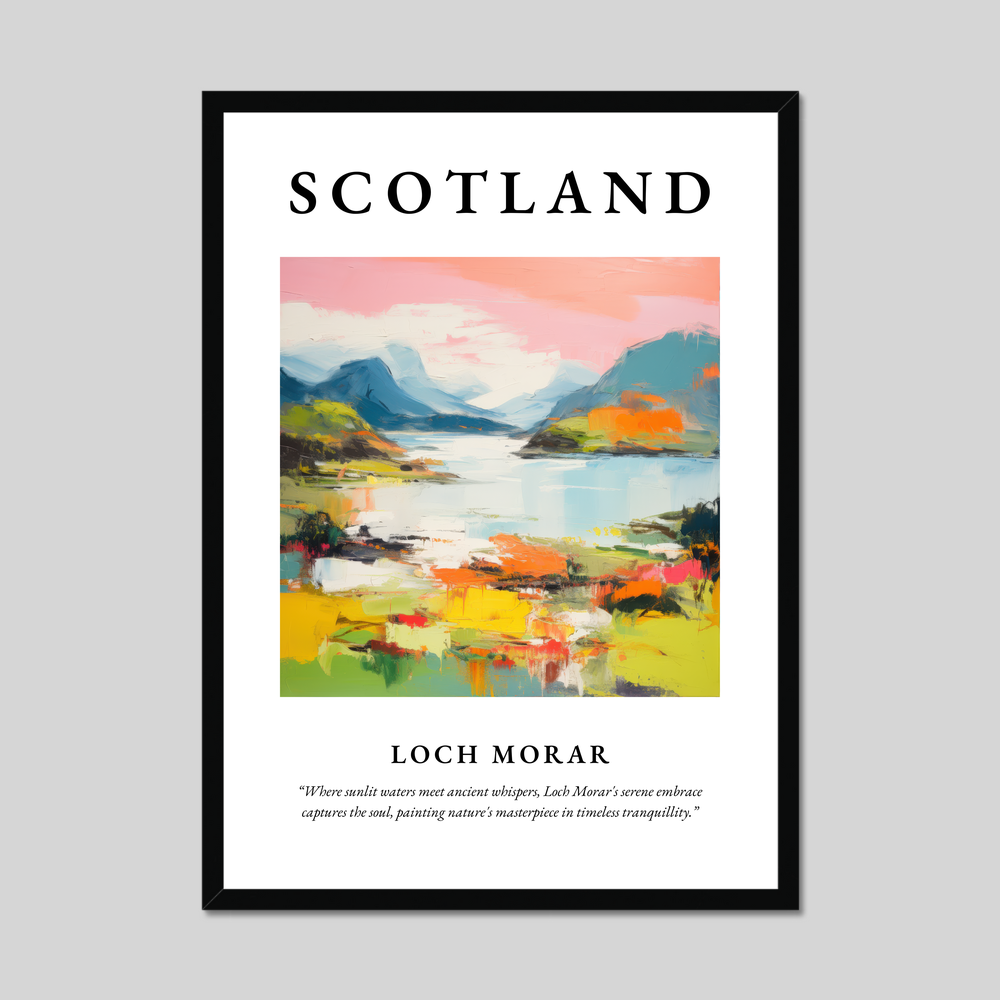 Poster of Loch Morar, Scotland.