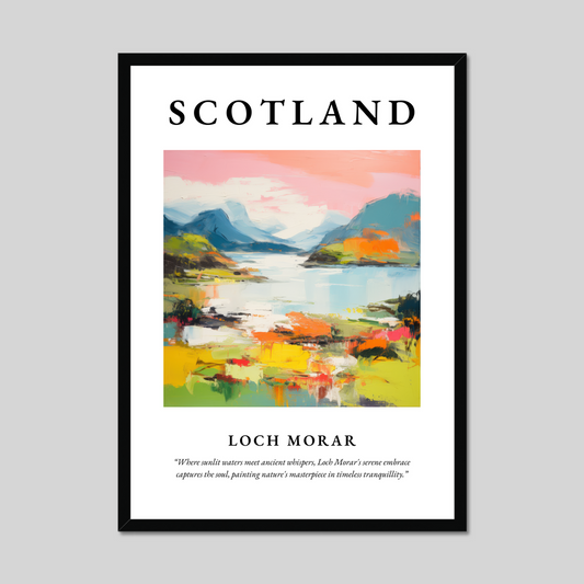 Poster of Loch Morar, Scotland.