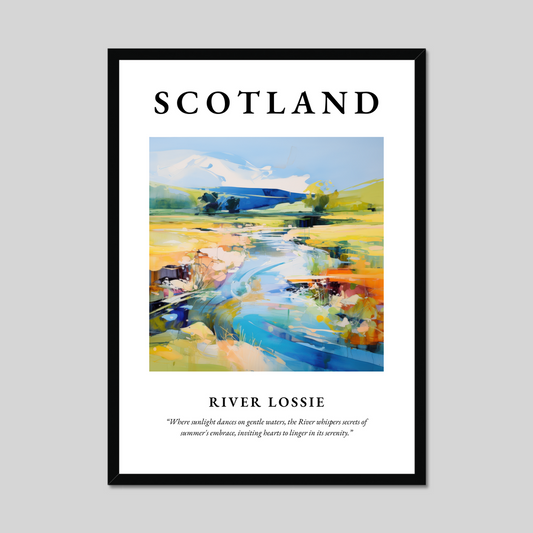 Poster of River Lossie, Scotland.