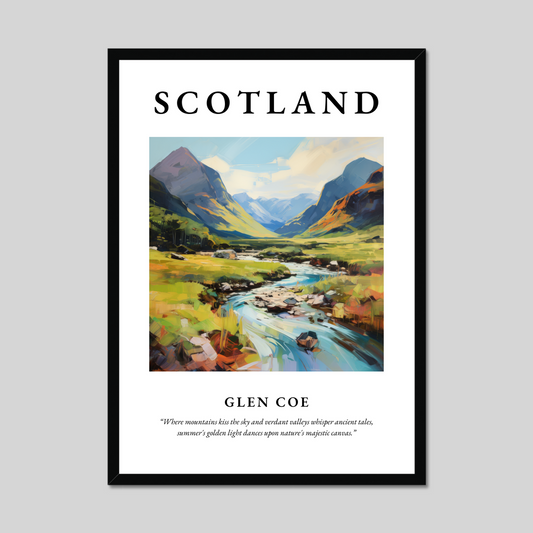 Poster of Glen Coe, Scotland.