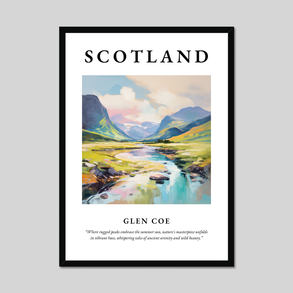 Poster of Glen Coe, Scotland.