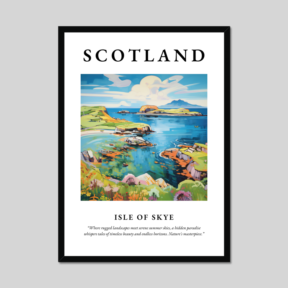 Poster of Isle of Skye, Scotland.