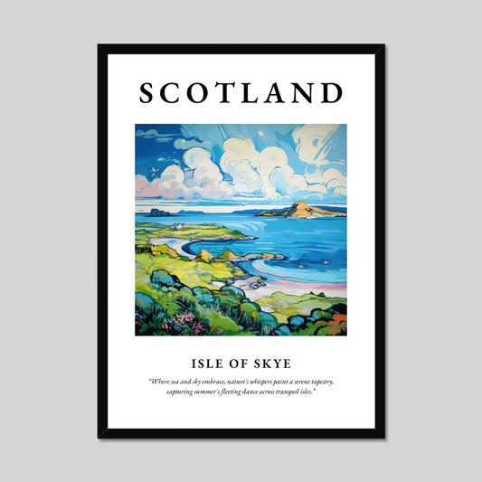 Poster of Isle of Skye, Scotland.