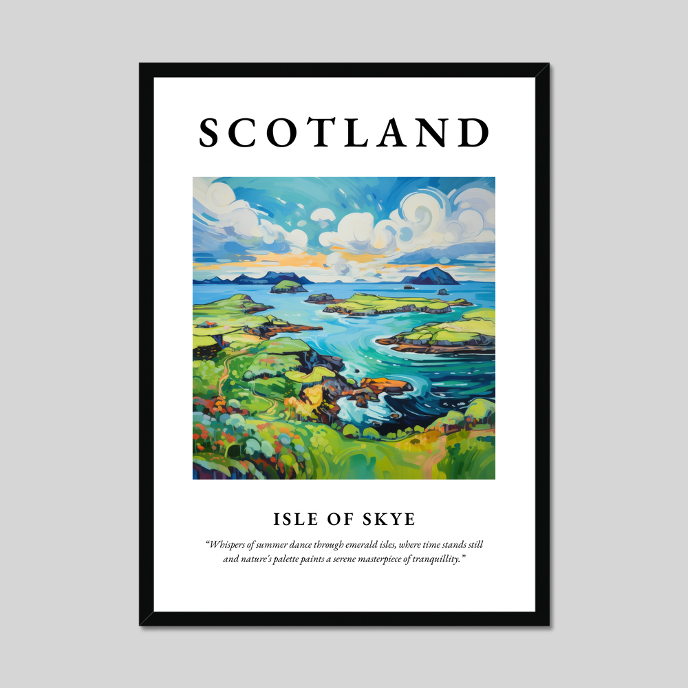 Poster of Isle of Skye, Scotland.