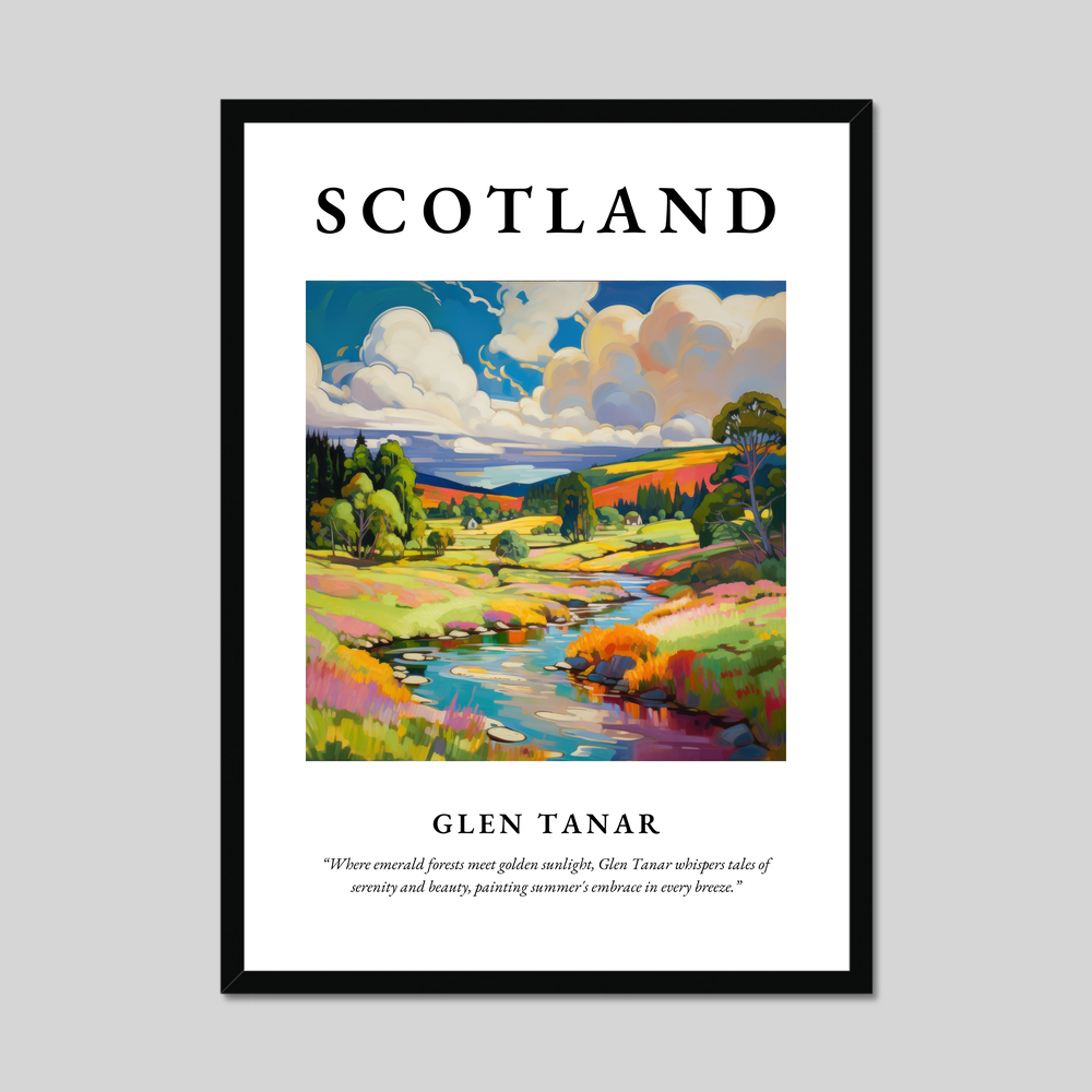 Poster of Glen Tanar, Scotland.