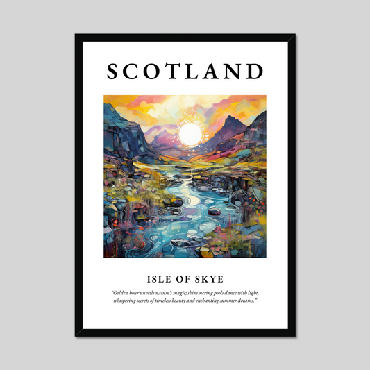 Poster of Isle of Skye, Scotland.