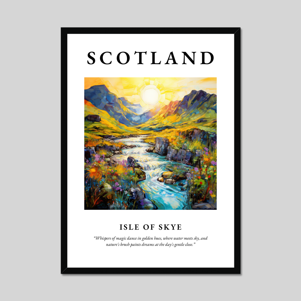 Poster of Isle of Skye, Scotland.