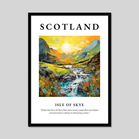 Poster of Isle of Skye, Scotland.