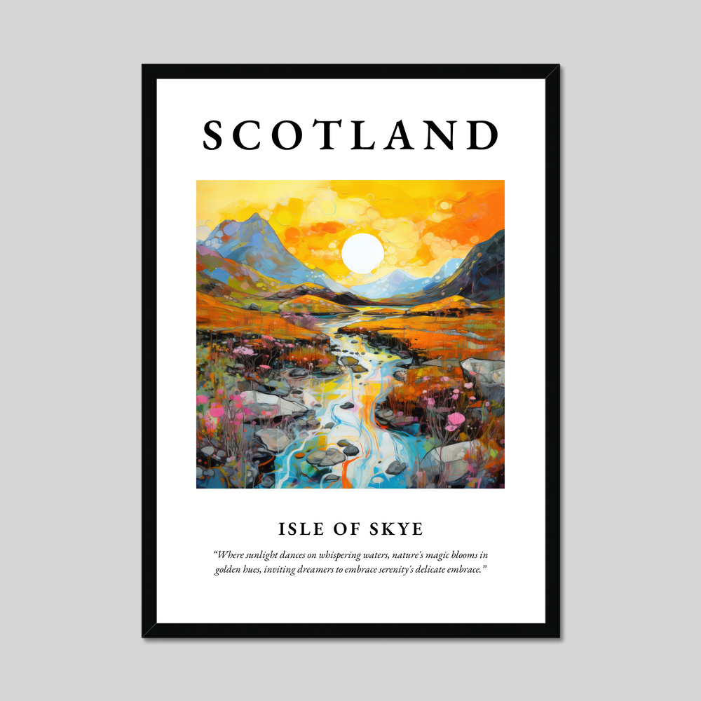 Poster of Isle of Skye, Scotland.