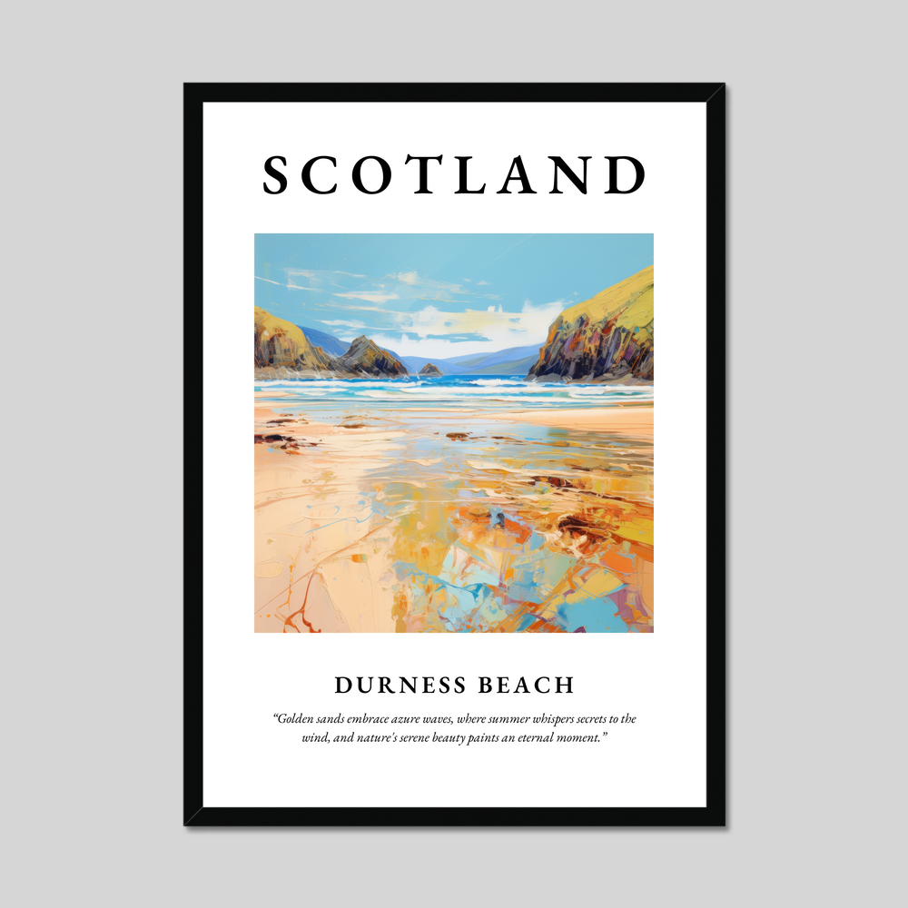 Poster of Durness Beach, Scotland.