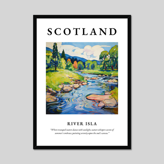 Poster of River Isla, Scotland.